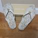Michael Kors Shoes | Michael Kors Flip Flops | Color: Cream | Size: 8