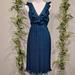 Anthropologie Dresses | Lucy Paris Delightful Dress Anthropologie | Color: Blue/Black | Size: Xs Petite