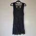 Free People Dresses | Free People, Black Lace V Neck Dress With Sheer Back, Size 6 | Color: Black | Size: 6