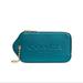 Coach Bags | Coach Hangtag Multifunction Coin Purse Case Wallet Leather Fob Bead Chain Card | Color: Blue | Size: Os