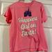 Disney Shirts & Tops | Happiest Girl On Earth Pink Disney T-Shirt. | Color: Blue/Pink | Size: Xlg