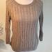 American Eagle Outfitters Sweaters | American Eagle Outfitters Tan Crocheted Sweater | Color: Tan | Size: Sp