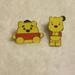 Disney Jewelry | Disney Winnie The Pooh Pins | Color: Gold/Tan | Size: Os