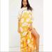 Free People Dresses | Free People Make Your Move Printed Maxi Slip | Color: Gold/Yellow | Size: S