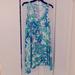 Lilly Pulitzer Dresses | Lilly Pulitzer Monterey Dress Excellent Condition Xs | Color: Blue/Green | Size: Xs