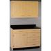 Stevens ID Systems Suites Classroom Cabinet w/ Doors Wood in Gray/Blue | 84 H x 42 W x 24 D in | Wayfair 84502 F42-10-045