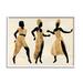 Stupell Industries Powerful Women Dancing African Glam Fashion Black Beige Canvas in Brown | 16 H x 20 W x 2 D in | Wayfair ae-541_wfr_16x20