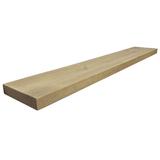 Loon Peak® Mcentee Pine Solid Wood Floating Shelf Wood in Black/Brown | 2 H x 30 W x 12 D in | Wayfair 8730769E148946BF83DC4E691DC606B7