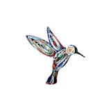 Red Barrel Studio® Hummingbird Ornament Paper in Blue/Green | 3.75 H x 5 W x 0.25 D in | Wayfair D4D2EF78D7A245E8B4EF14A6A8C85EE3