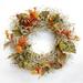 Primrue Dried Blossoming Wreath Wood/Twig in Brown/Green/Indigo | 26 H x 26 W x 5 D in | Wayfair D223D4E662234CEEAEE22E7142A40F3F