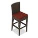 George Oliver 28.75" Patio Bar Stool Metal/Wicker/Rattan in Brown | 43.25 H x 16.5 W x 20.5 D in | Wayfair D4EFF3D794B940EF9BEC5C76413F77C2