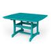 YardCraft Stella Poly Plastic Dining Table Plastic in Blue/Black | 30 H x 53 W x 45 D in | Outdoor Dining | Wayfair PRD4-AB