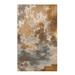 Brown 120 x 96 x 0.31 in Area Rug - Haus & Home Onyx Contemporary Modern Abstract Camel Indoor Area Rug, | 120 H x 96 W x 0.31 D in | Wayfair