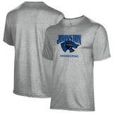 Men's Gray Johnston Community College Engineering Name Drop T-Shirt