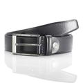 LINDENMANN Herren Belt 1000743-010-085 Gürtel, Schwarz, Waist Size 33.5 IN M EU 85 Cm