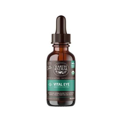 Earth Animal Natural Remedies Vital Eye Liquid Homeopathic Vision Supplement for Dogs & Cats, 2-oz bottle