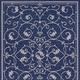 Alice Scroll Indoor/Outdoor Rug - Cocoa, 3'9" x 5'5" - Frontgate