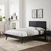 Marlee Full Wood Platform Bed With Splayed Legs