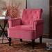 Elegant Button Tufted Club Chair Accent Armchairs