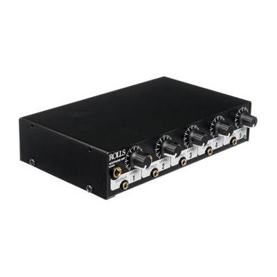 Rolls RA53B - 5-Channel 1/2 Space Rackmount Stereo Headphone Amplifier RA53B