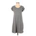 Gap Casual Dress - DropWaist: Gray Solid Dresses - Women's Size X-Small