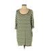 Lularoe Casual Dress: Green Print Dresses - Women's Size Small