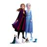 Figurine en carton Disney La Reine des Neiges Anna et Elsa et Six Mini Figurines Hauteur 133 cm