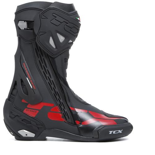 TCX RT-Race Motorradstiefel, schwarz-rot, Größe 45