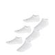 FALKE Unisex Kinder Sneakersocken Cool Kick Sneaker 3-Pack K SN Weich atmungsaktiv schnelltrocknend kurz einfarbig 3 Paar, Weiß (White 2000), 23-26