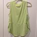 Lululemon Athletica Tops | Lululemon Lightweight Green Tank Top T Shirt For Yoga Running Fitness | Color: Green/White | Size: 6