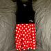 Disney Dresses | Disney Minnie Mouse Dress | Color: Black/Red | Size: L