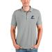 Men's Antigua Heathered Gray Miami Marlins Affluent Polo