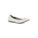 Wide Width Women's White Mountain Sunnyside Ii Ballet Flat by White Mountain in Butter Cream Smooth (Size 9 W)