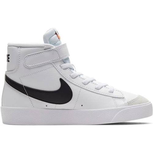 NIKE Kinder Freizeitschuhe Blazer Mid '77, Größe 29 ½ in WHITE/BLACK-TEAM ORANGE