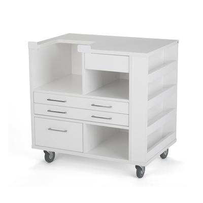 Arrow 9301B Ava Embroidery Cabinet In White For Babylock And Brother