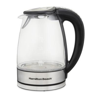 Hamilton Beach 1.7 Liter Variable Temperature Electric Glass Kettle