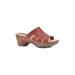 Women's White Mountain Valora Mule Sandal by White Mountain in Red Woven (Size 6 1/2 M)