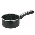 MGE - Deep Fat Fryer Set - Non-Stick Pour Saucepan - Chip Pan - Induction Chip Pan Fryer Pot - Frying Pan with Basket ans Spout - 18 cm