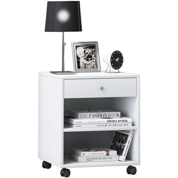 VCM Morgenthaler Nachttisch »Rolda« weiß, 45x38x38 cm Image