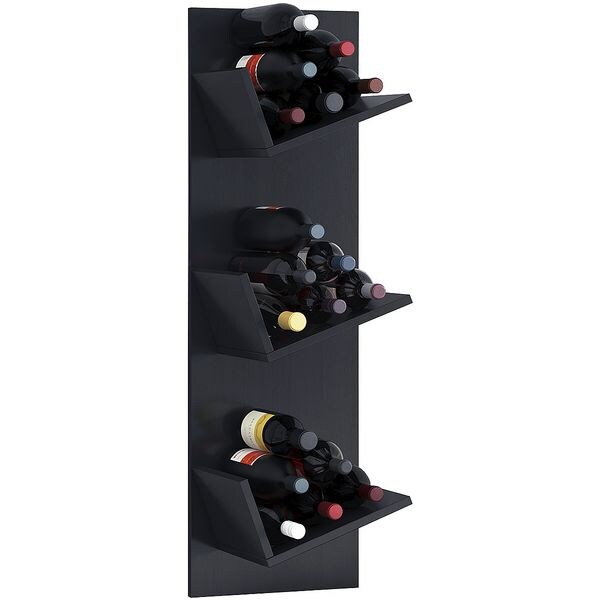 VCM Morgenthaler Weinregal »Vinosi« schwarz, 33x106.5x25.6 cm Image