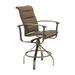 Tropitone Ovation Padded Sling Outdoor Barstool in Brown | 48.5 H x 25 W x 29.5 D in | Wayfair 880627PS_28_MOA_Cardamon_Cardamon