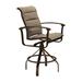 Tropitone Ovation Padded Sling Outdoor Barstool in Brown | 48.5 H x 25 W x 29.5 D in | Wayfair 880627PS_28_GRE_Ecuador_Ecuador