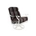 Tropitone Montreux Patio Chair w/ Cushion, Granite in White/Black/Brown | 41 H x 31.5 W x 35 D in | Wayfair 720211SSA_PMT_Peyton Granite