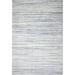 White 90 x 60 x 0.5 in Area Rug - 17 Stories Contemporary Solid Area Rug Lt.Blue Wool | 90 H x 60 W x 0.5 D in | Wayfair