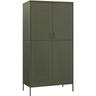 Garde-robe Vert olive 90x50x180 cm Acier Vidaxl Vert olive