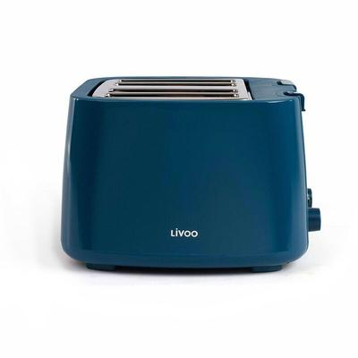 Livoo - Grille-pain quatre fentes Couleur Bleu - 1500W DOD167B