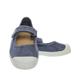 Natural World - Ballerinas Mercedes Punt Tintado Mit Klett In Washed Blue, Gr.33