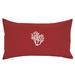 Rosecliff Heights Coral Outdoor Rectangular Sunbrella® Pillow Cover & Insert Polyester/Polyfill/Sunbrella® in Red | 12 H x 20 W x 4 D in | Wayfair