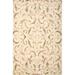 White 60 W in Indoor Area Rug - Canora Grey Iyana Floral Beige Area Rug Polyester/Wool | Wayfair C448CE5BFEBB4E089CF294EB3B00F1DD
