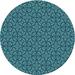 White 60 W in Indoor Area Rug - Trinx Geometric Teal Area Rug Polyester/Wool | Wayfair D7F01718C5C24C84B7169702DBB9F27C